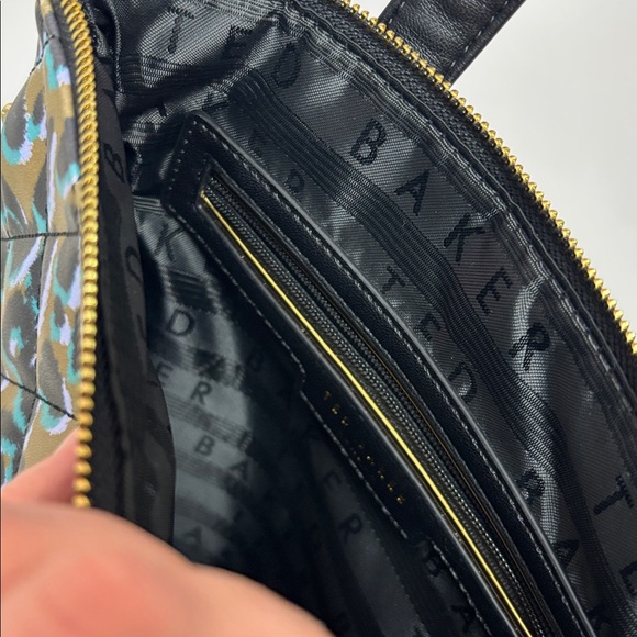 Ted Baker Leopard Print Quilted Mini Backpack - Picture 7 of 11